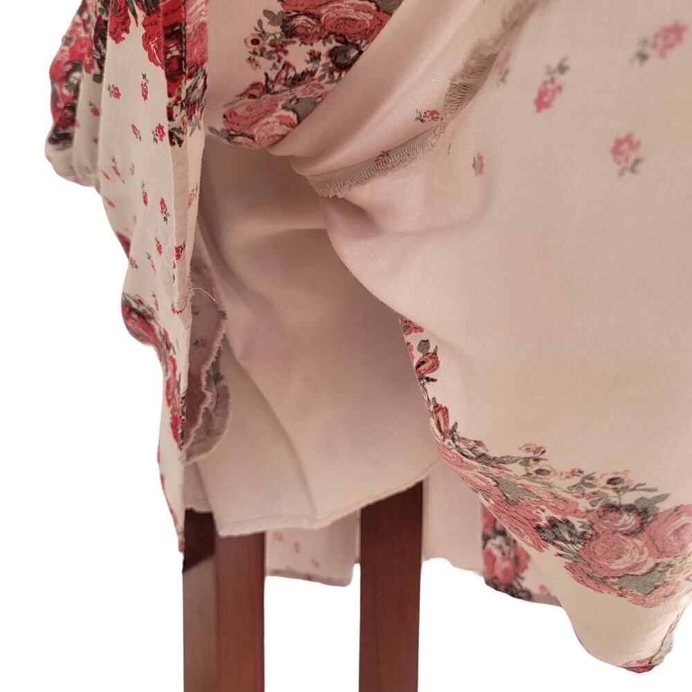 Free People Simona Floral Roses Midi Backless Halter Dress WITH POCKETS Size M - Picture 9 of 14